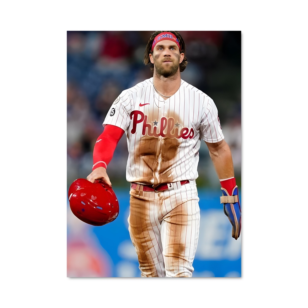 Poster Bryce en Action – affiche Baseball